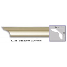 Полиуретановый карниз K 205 (2.44м) Flexi
